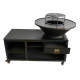 Gratar cu plita rotunda 850 x 950, plita 10mm