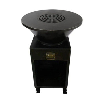 Gratar cu plita rotunda 650x900, tabla 10mm