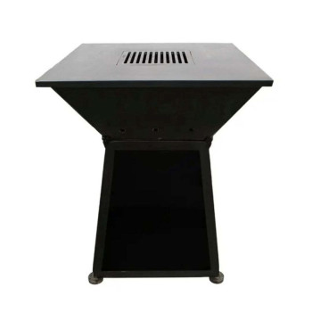 Gratar cu plita patrata 750x750x950, tabla 10mm