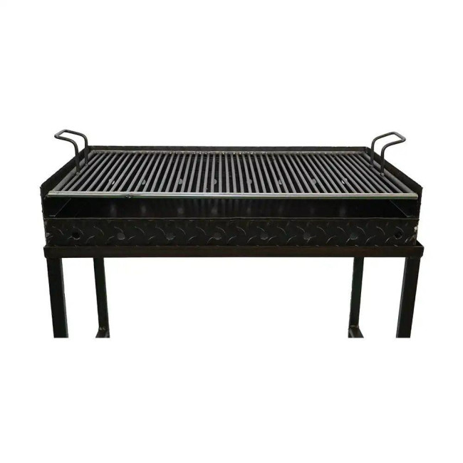 Gratar 80x50x95 pe 2 nivele pe cadru cu roti Gratar 80x50x95 pe 2 nivele pe cadru cu roti